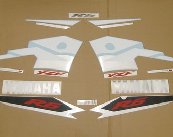 YZF-R6 2003 kompletter Ersatzaufkleber Set Restaurations-Aufkleber Kit Replik-Grafiken Muster-RJ09 600