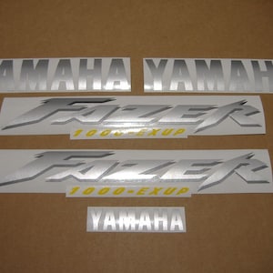 Fazer FZS 1000 2001 2002 decals stickers set kit replacement replica restoration graphics reproduction pegatinas aufkleber emblems