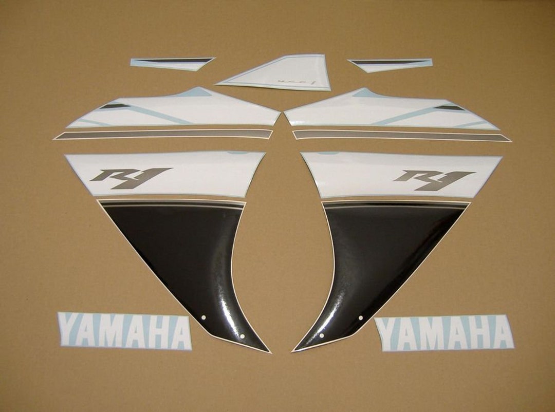 Yzf R1 Stickers YZF-R1 2011 Decals Stickers Set Kit Replacement Replica Restoration ...
