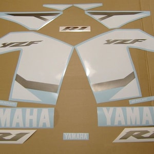 YZF-R1 2002 decals stickers set kit replacement replica restoration graphics reproduction aufkleber pegatinas autocollants adhesivos
