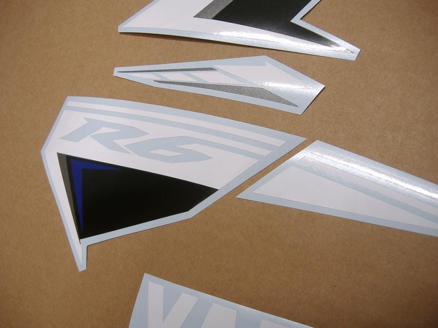 YZF-R6 2011-2014 Complete Decals Set Full Sticker Kit Replacement ...