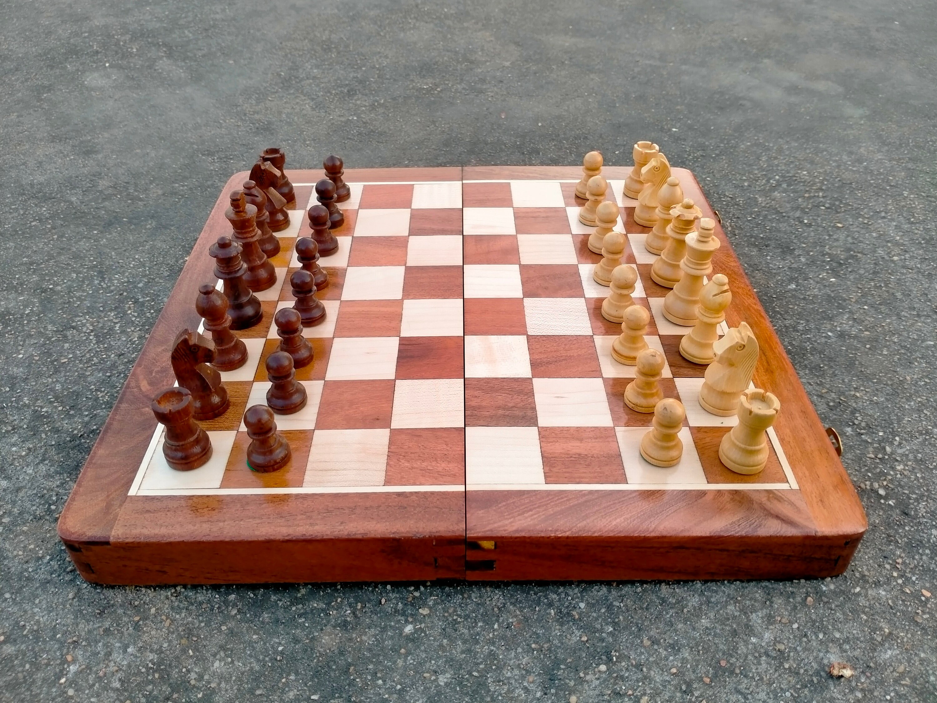 13x13''Inches Indian Handmade Wooden Best Flat Chess Board with