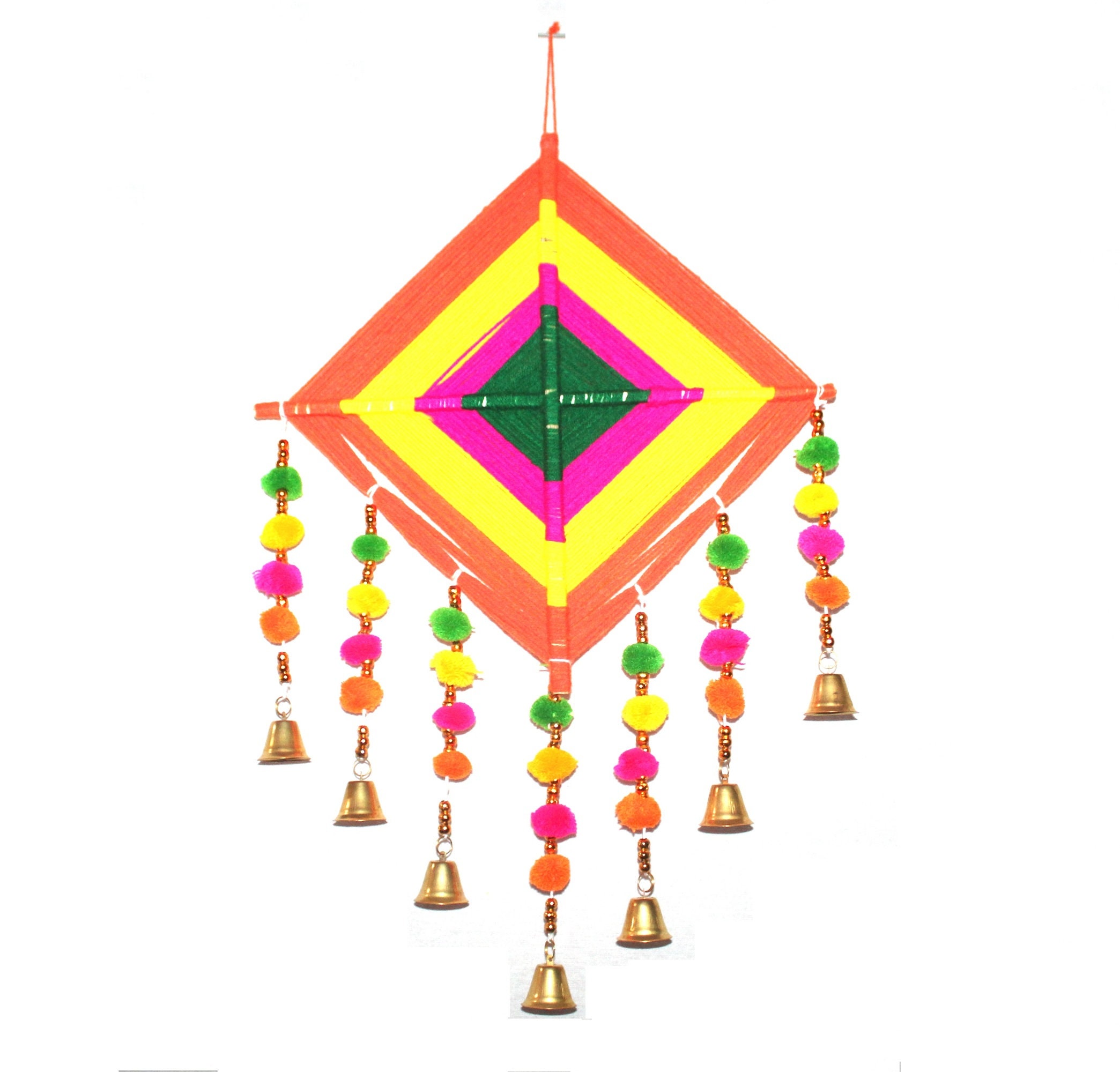 WHOLE SALE LOT Indian handmade Kite Shape design Cotton Wall Etsy