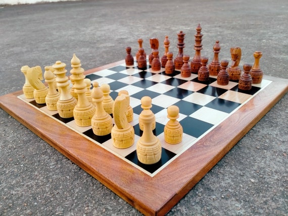 13x13''Inches Indian Handmade Wooden Best Flat Chess Board with