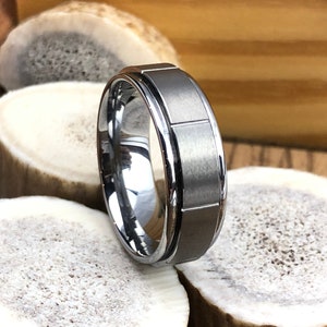 Mens Wedding Band, Mens Wedding Ring, Tungsten Wedding Band, Mens Ring, Womens Wedding Band, Anniversary Ring for Men, Women