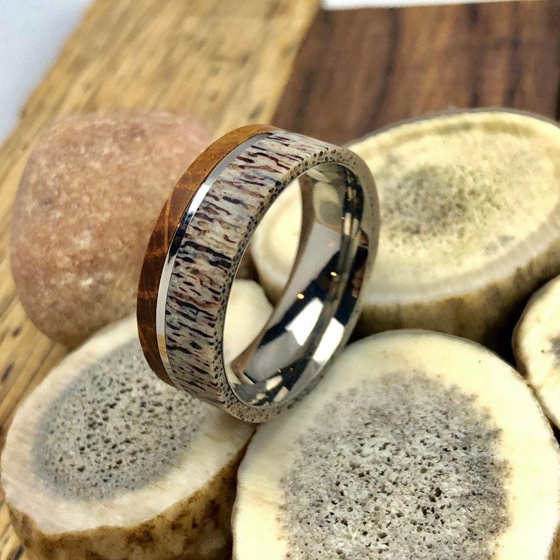 Whisky Barrel Mens Wedding Band Jack Daniel's Ring Whiskey