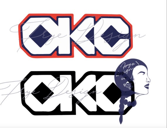 Okc Thunder Logo Svg Cut File Etsy