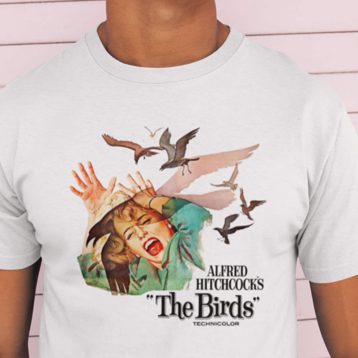 Hanes ヘインズ 1963年 THE BIRDS 映画 ムービー Tシャツ Hanes ヘインズ 1963年 THE BIRDS 映画 ムービー Tシャツ