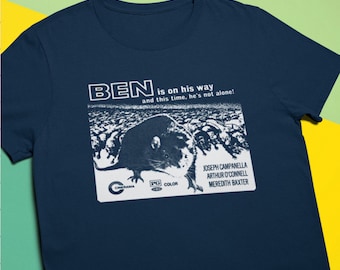 Ben Killer Rats Movie T-Shirt / 1972 Drive-In Movie Fan Gear Mens Womens TShirt Tee Black Navy Blue
