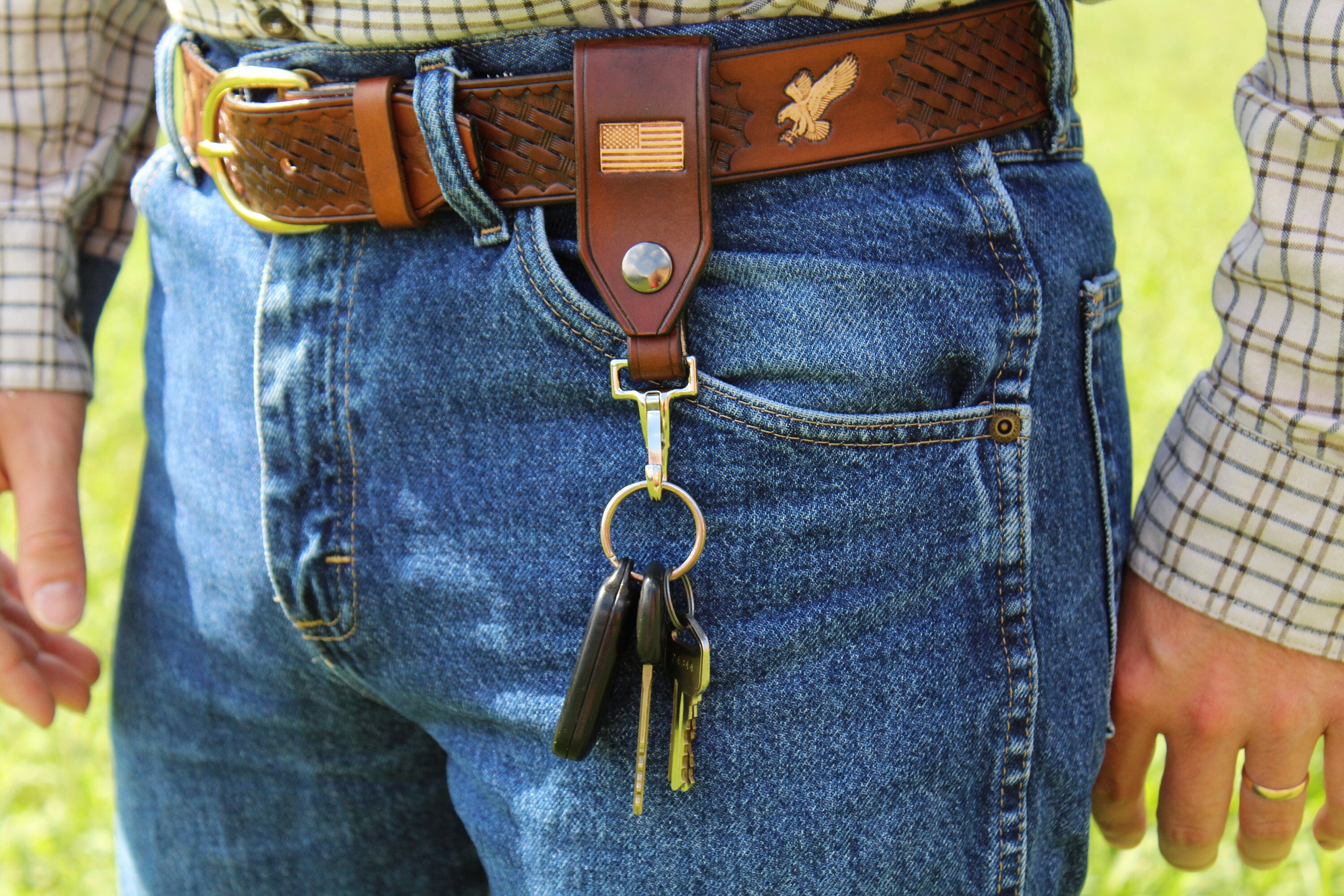 Custom Belt Key Holder Leather Key Holder Personalized Key Etsy