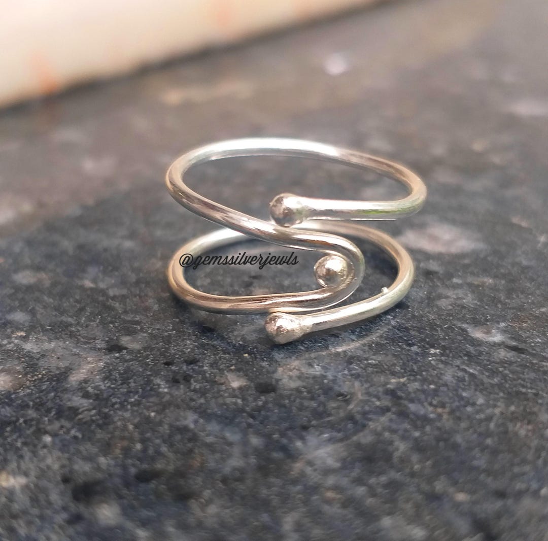 Adjustable Sterling Silver Arthritis Ring: Copper & Brass Splint - Etsy