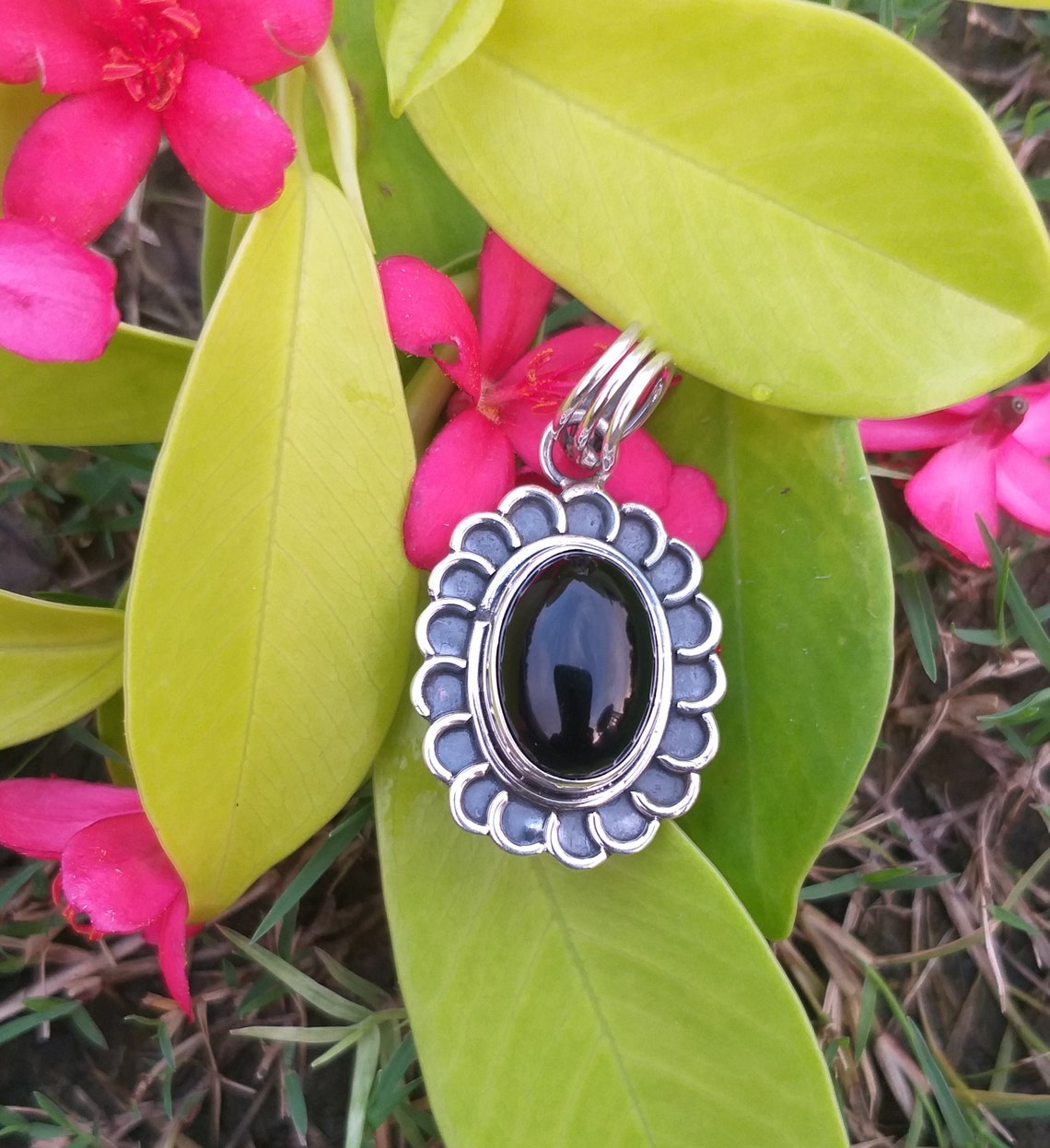 Buy Black Onyx Pendant Sterling Silver Pendant Designer Pendant Online