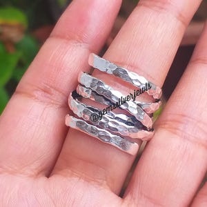 Sterling Silver Trigger Finger Splint Ring: Arthritis Pain Relief