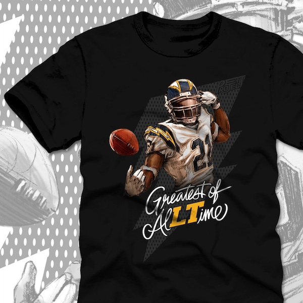 Ladainian Tomlinson Tribute T-Shirt, Chargers GOAT Tee