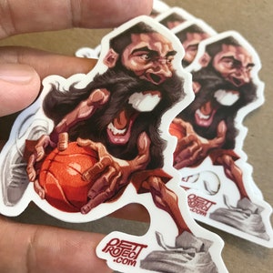 De BAARD-sticker | Philly 76ers basketbal - Hydro Flask sticker, laptop sticker