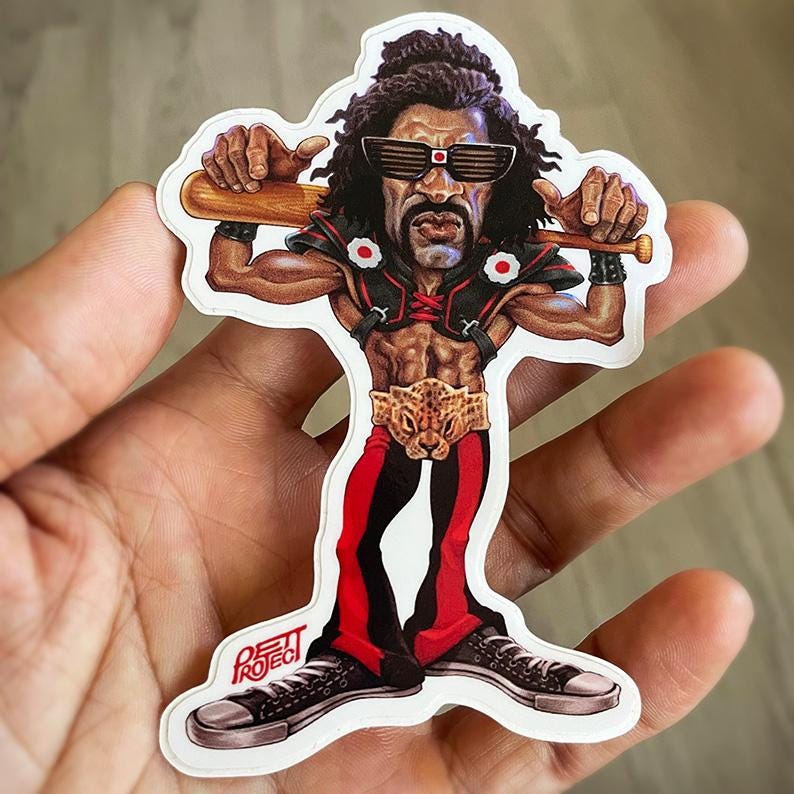 Sho'nuff STICKER || the Last Dragon Die Cut Stickers - Etsy