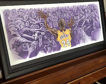 LA Basketball Poster || 20 Years Art Print