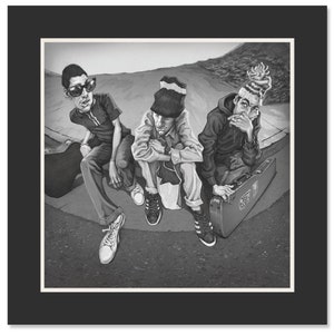 Beastie Boys Matted Art Print