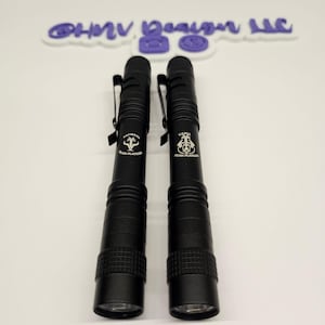 Personalized Laser Engraved LED Flashlights – Lightweight, Durable, with Removable Clip – Perfect for Gifts, Branding, or Everyday Use