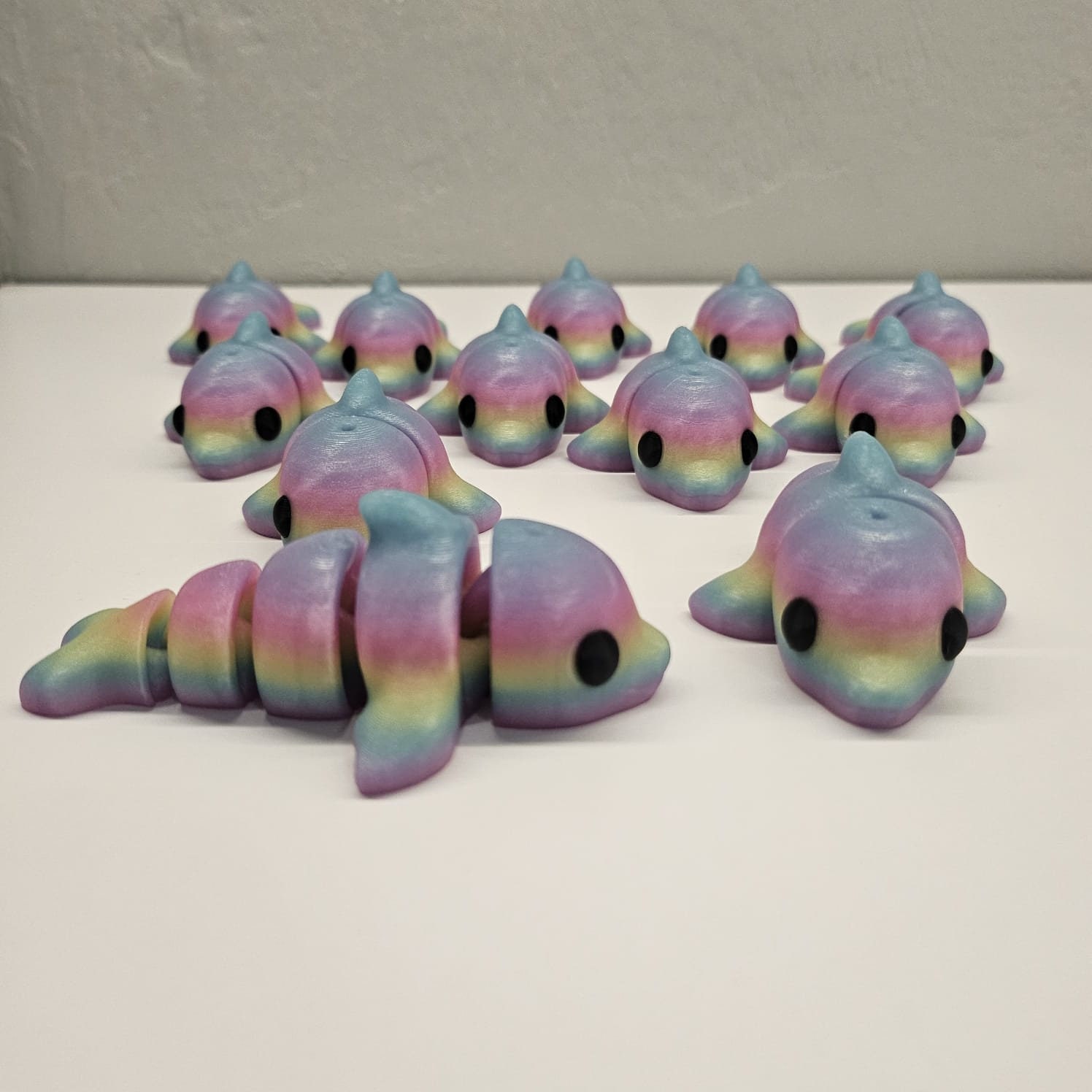 FEXIA 50 Pcs Glow In The Dark Ocean Resin Animals - Mini Sea Creatures For Aquarium Decor DIY