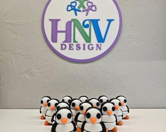 Pinguino articolato stampato in 3D: giocattolo flessibile e irrequieto