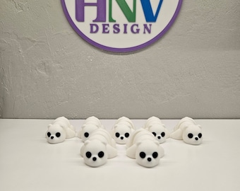 3D Printed Articulated Baby Polar Bear Fidget Toy