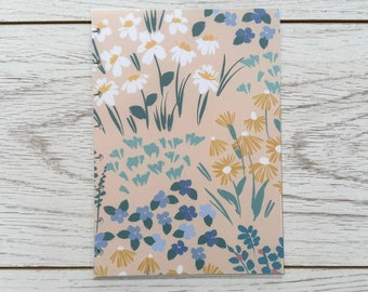 Floral A5 Discbound Planner Cover | A5 Discbound Floral Notebook Cover