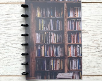 Book Lovers Refillable A5 Discbound Journal with 120gsm Paper