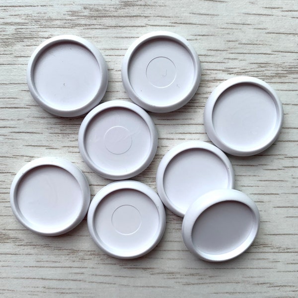 19mm White Binding Discs | 3/4" Discbound Planner Discs