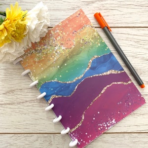 Refillable A5 Discbound Notebook | Lay Flat A5 Discbound Journal