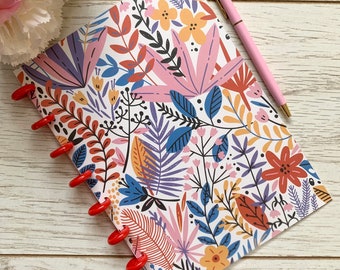 Botanical A5 Discbound Refillable Notebook or Journal