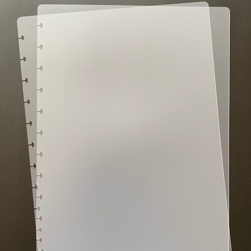 Frosted A4 Discbound Planner Covers Etsy