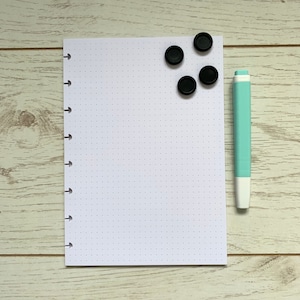 Papier quadrillé à pois, A5, 120 g/m²