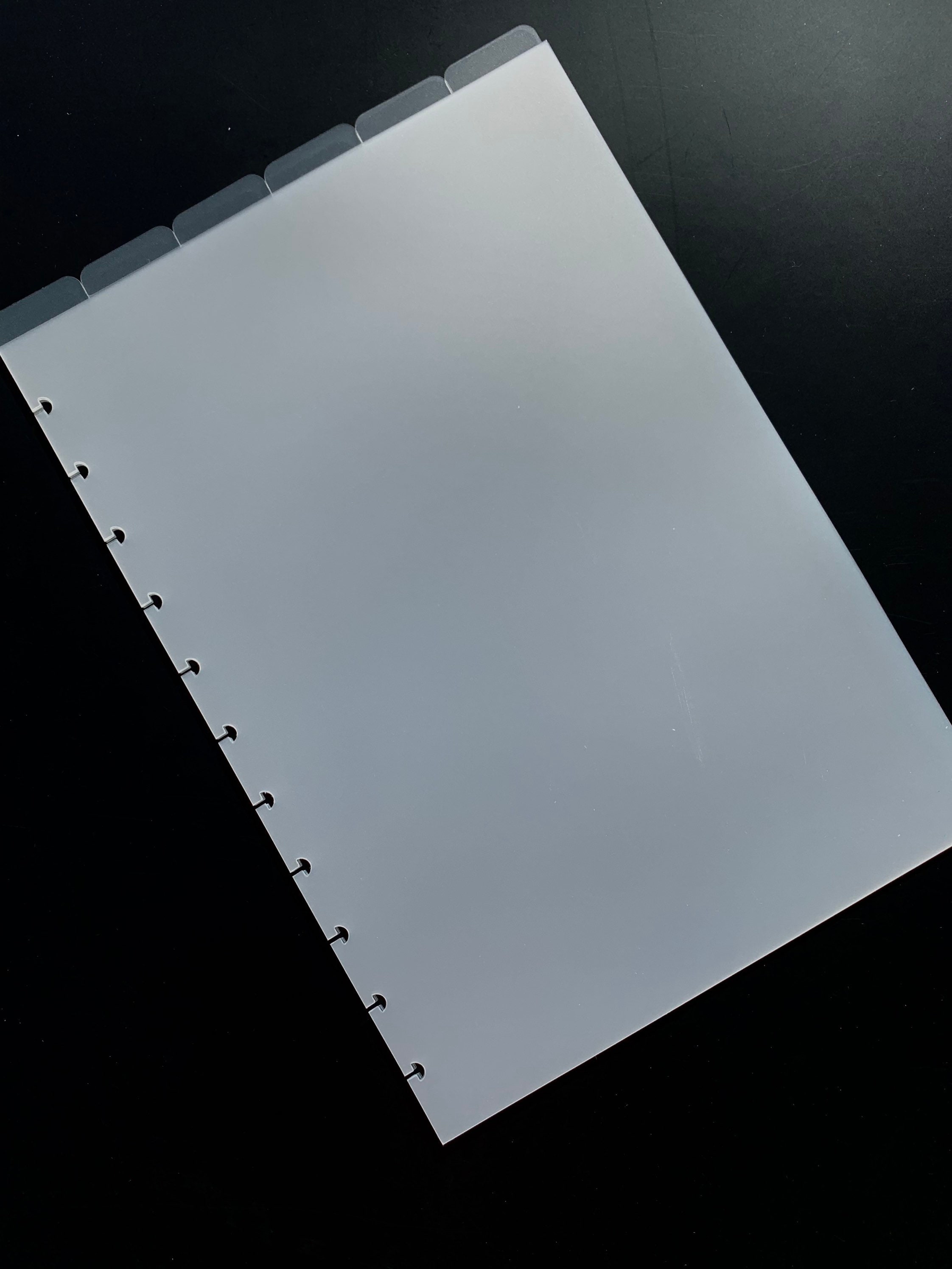 6 Top Tab Dividers for A4 Discbound Planners A4 Top Tab Etsy UK