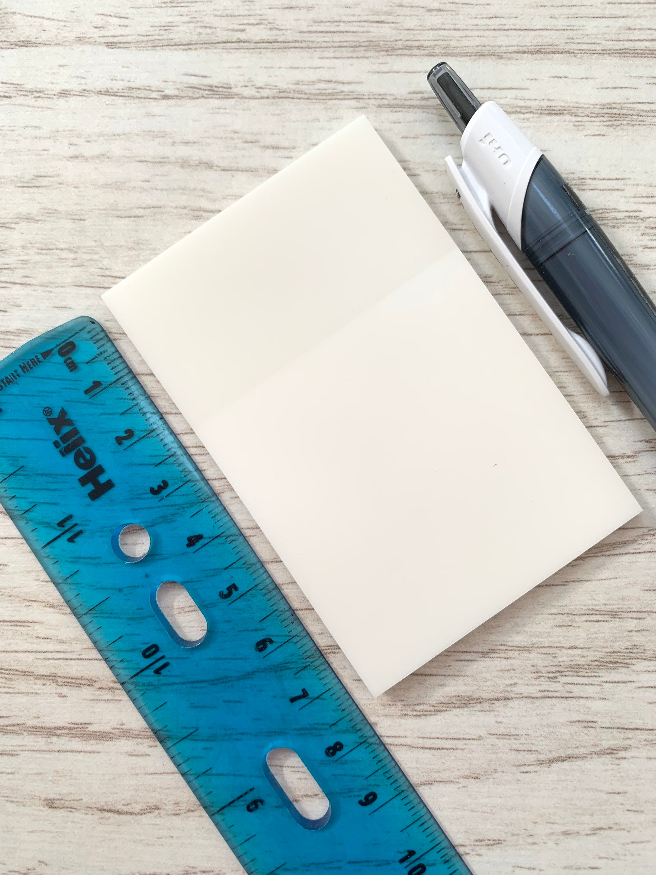 Small Rectangular Transparent Sticky Notes: 5cm X 7.5cm - Etsy