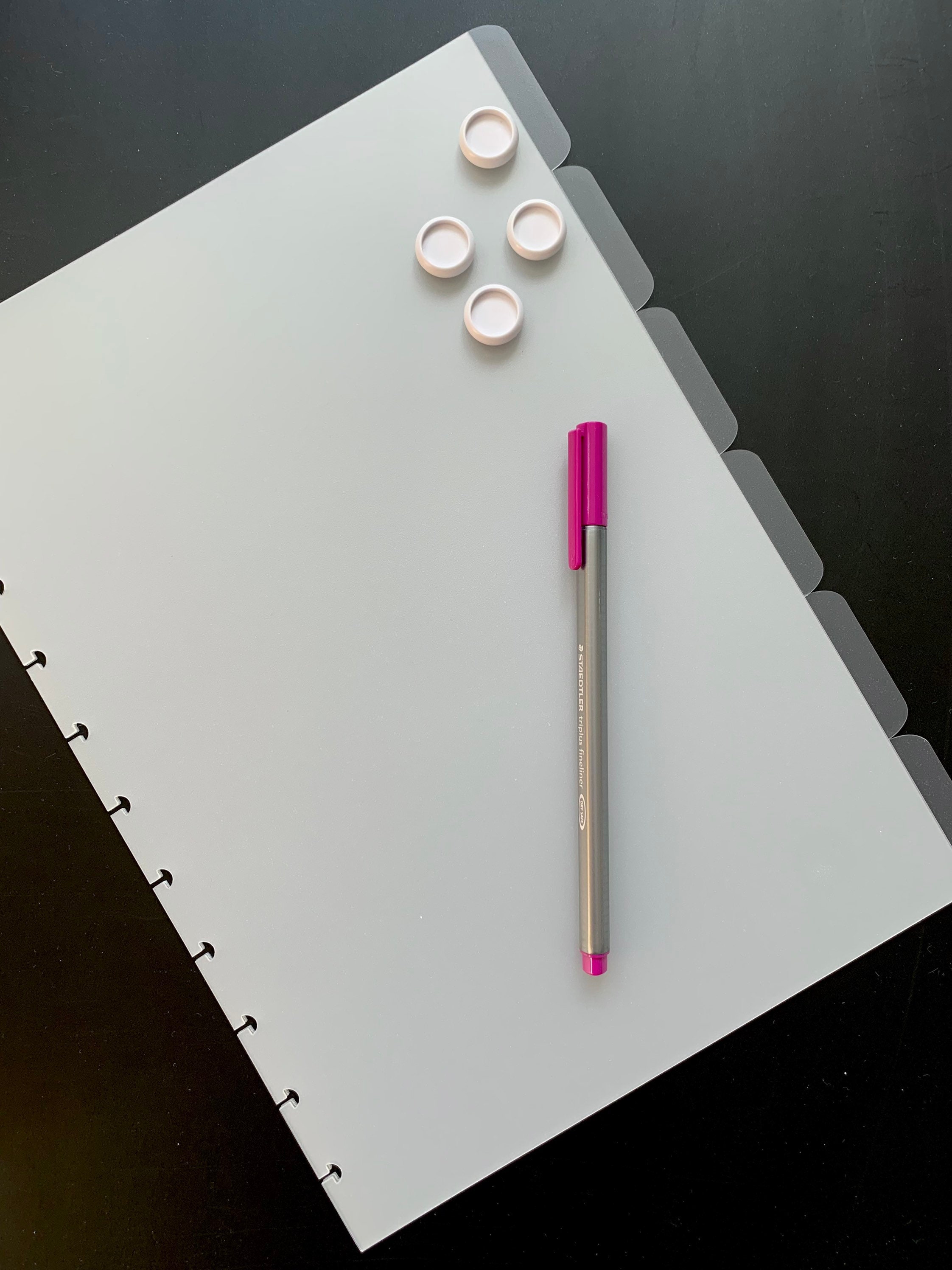 6 Side Tab Dividers for A4 Discbound Planners A4 Side Tab Etsy UK