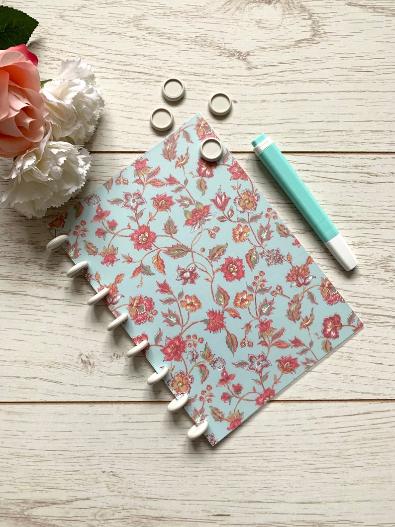 Floral A5 Notebook Planner Bullet Journal DISCBOUND Etsy