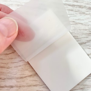 Small Rectangular Transparent Sticky Notes | Small Rectangular Revision Sticky Notes
