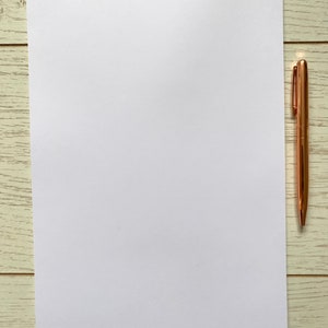 120gsm A4 Loose Leaf Bright White Plain Paper 120gsm A4 Unpunched Blank White Paper image 3