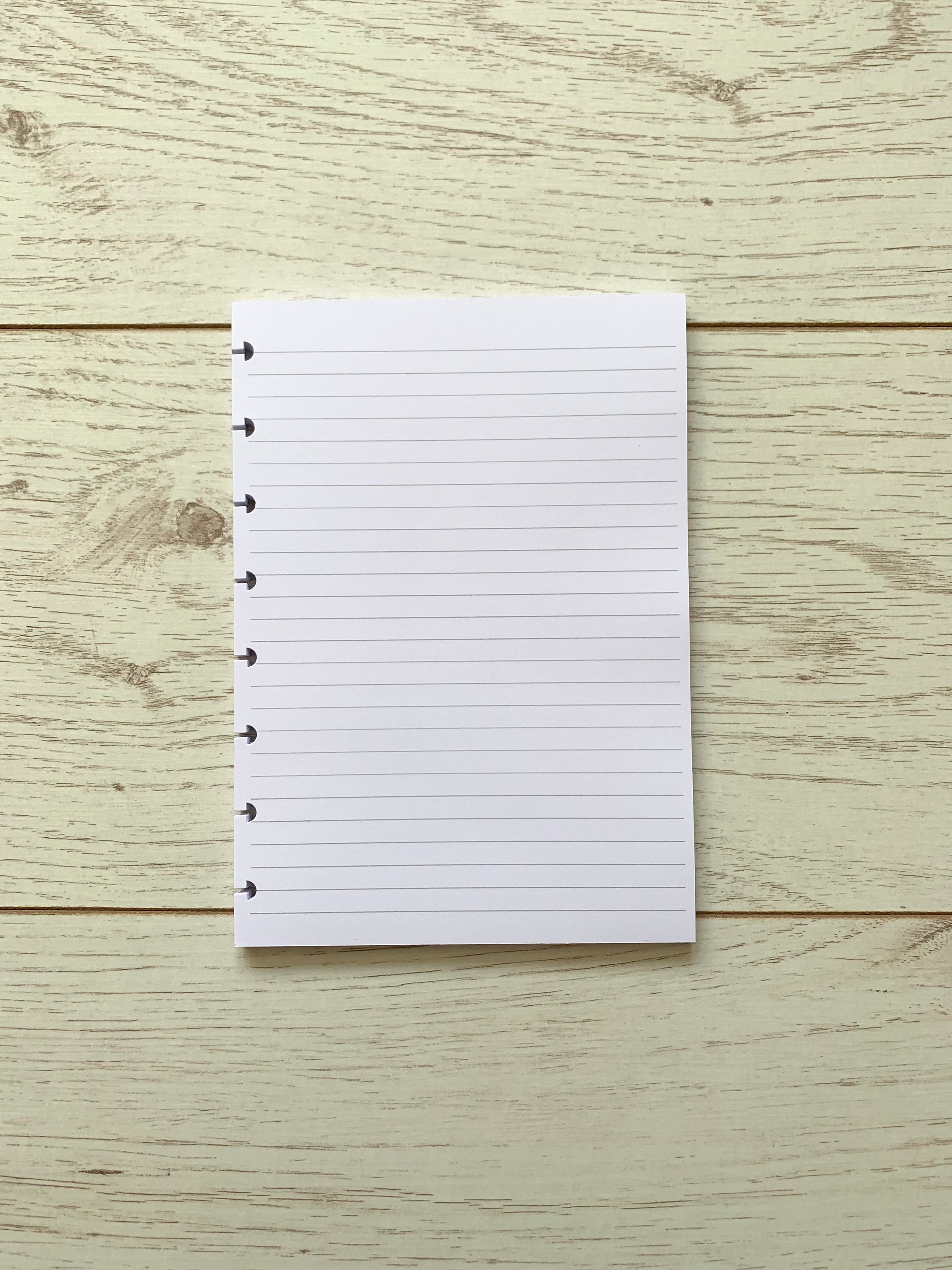 120 GSM Notebook Paper Unpunched Paper A5 Planner Sheets Journal Paper