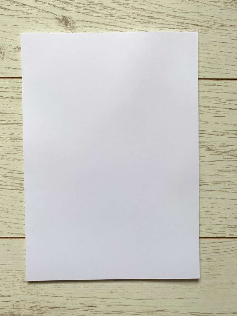 120gsm A4 Loose Leaf Bright White Plain Paper 120gsm A4 Unpunched Blank White Paper image 2