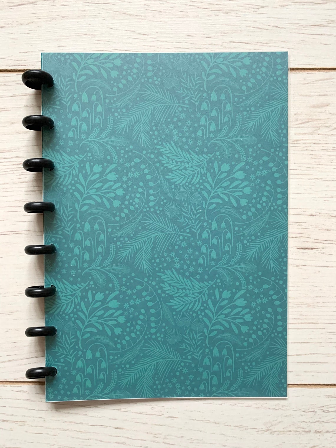 Teal A5 Discbound Notebook Planner Bullet Journal Premium Etsy