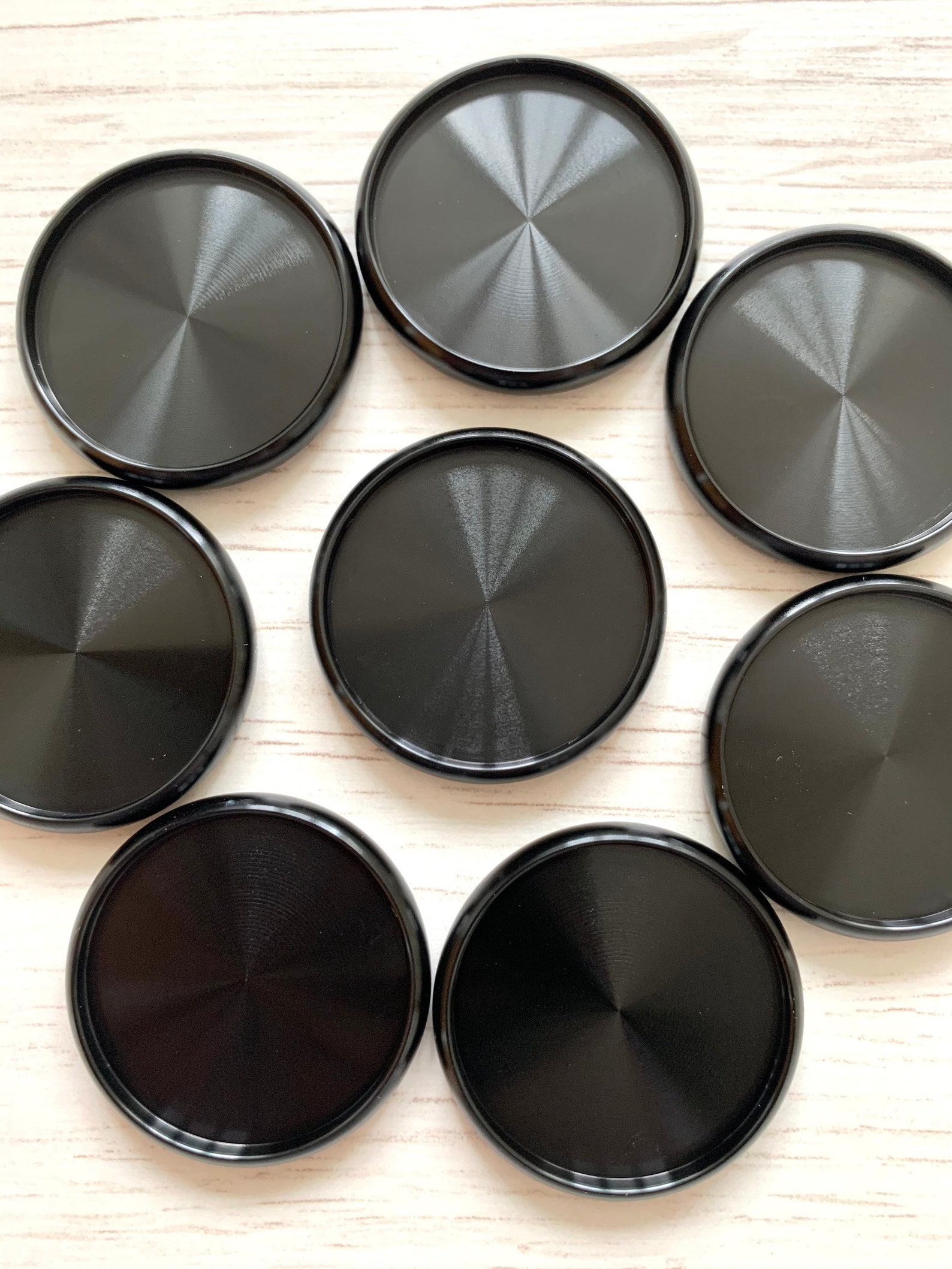 34mm Black Aluminium Binding Discs 1.3 Black Metal Etsy UK