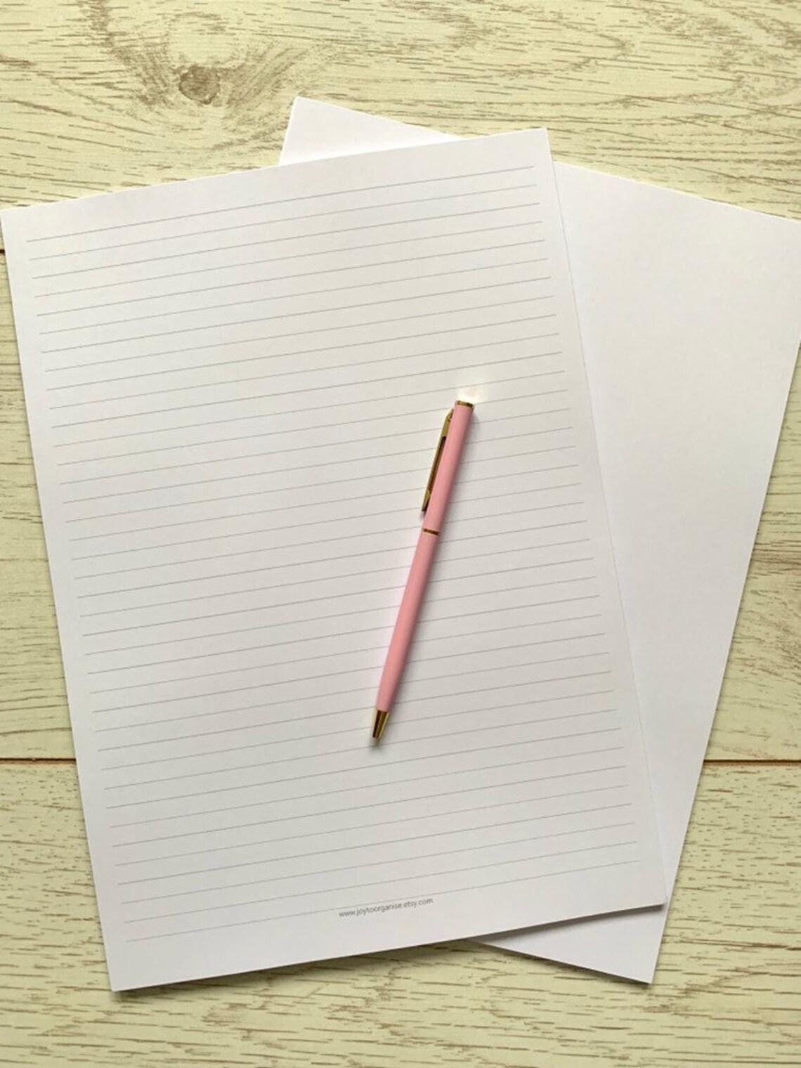 120gsm A4 Loose Leaf Lined and Plain Paper 50 Sheets Etsy