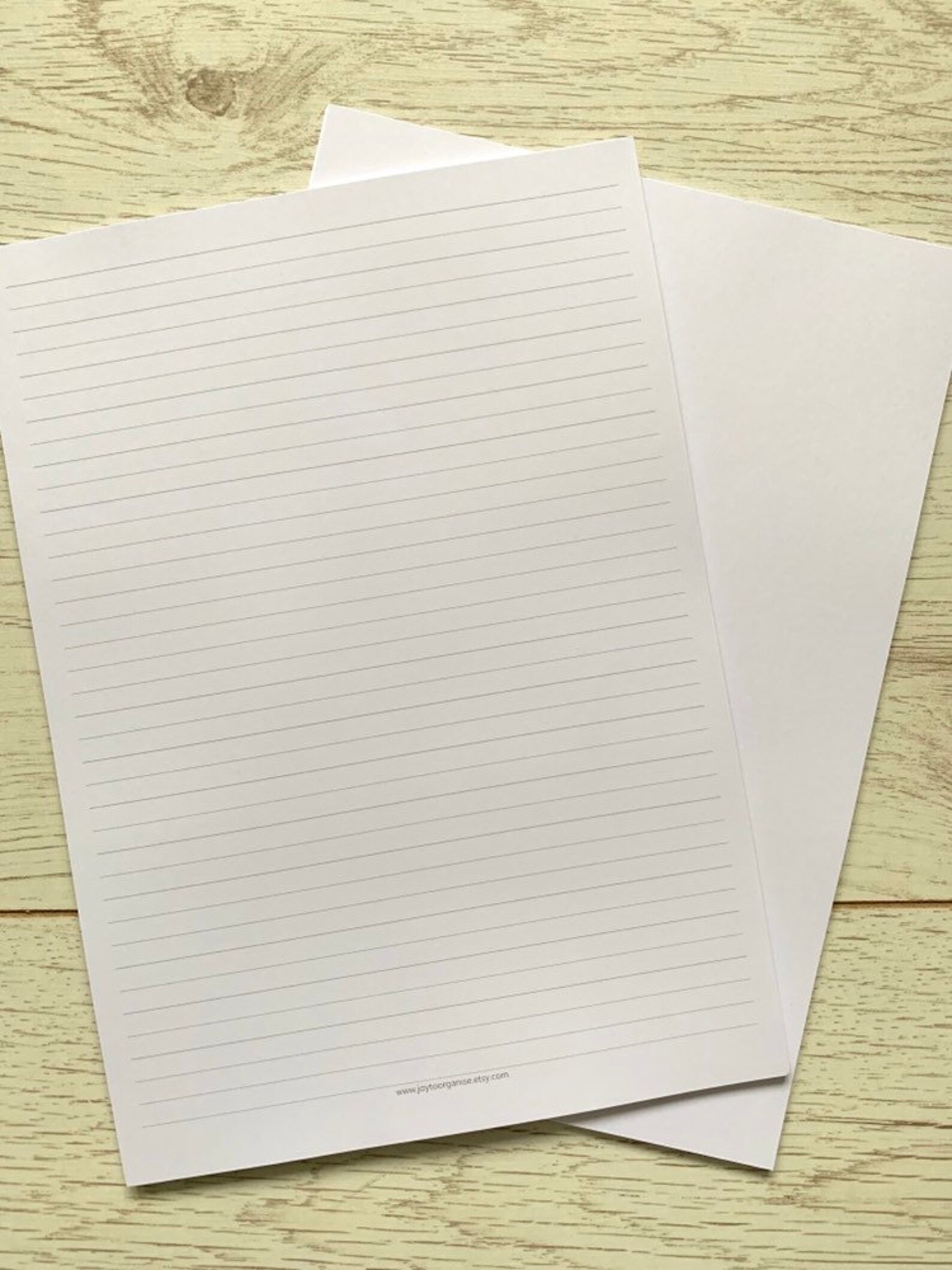 120gsm A4 Loose Leaf Lined and Plain Paper 50 Sheets Etsy