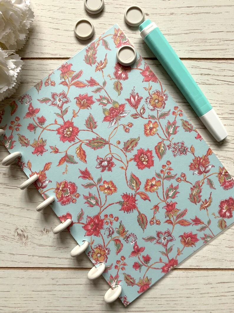 Floral A5 Notebook Planner Bullet Journal DISCBOUND Etsy