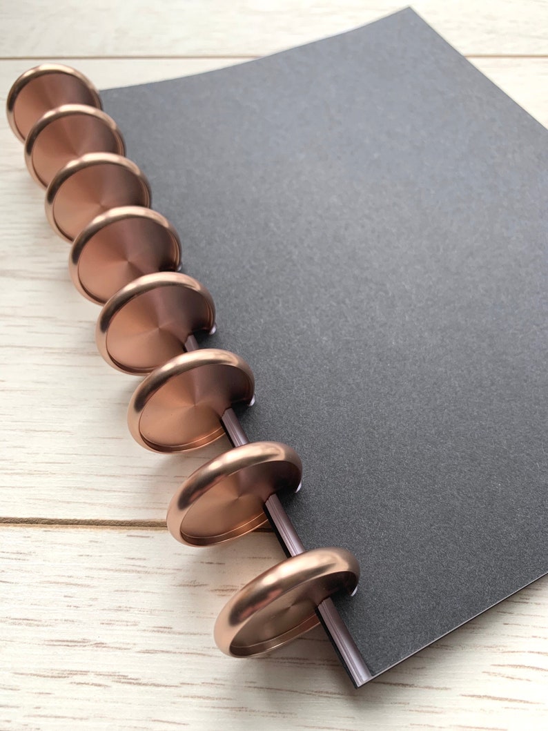 28mm Rose Gold Aluminium Binding Discs 1.1 Discbound Etsy UK