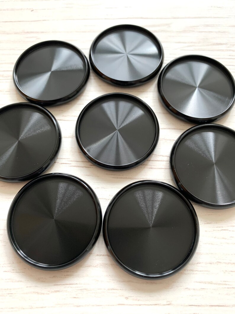 34mm Black Aluminium Binding Discs 1.3 Black Metal Etsy UK