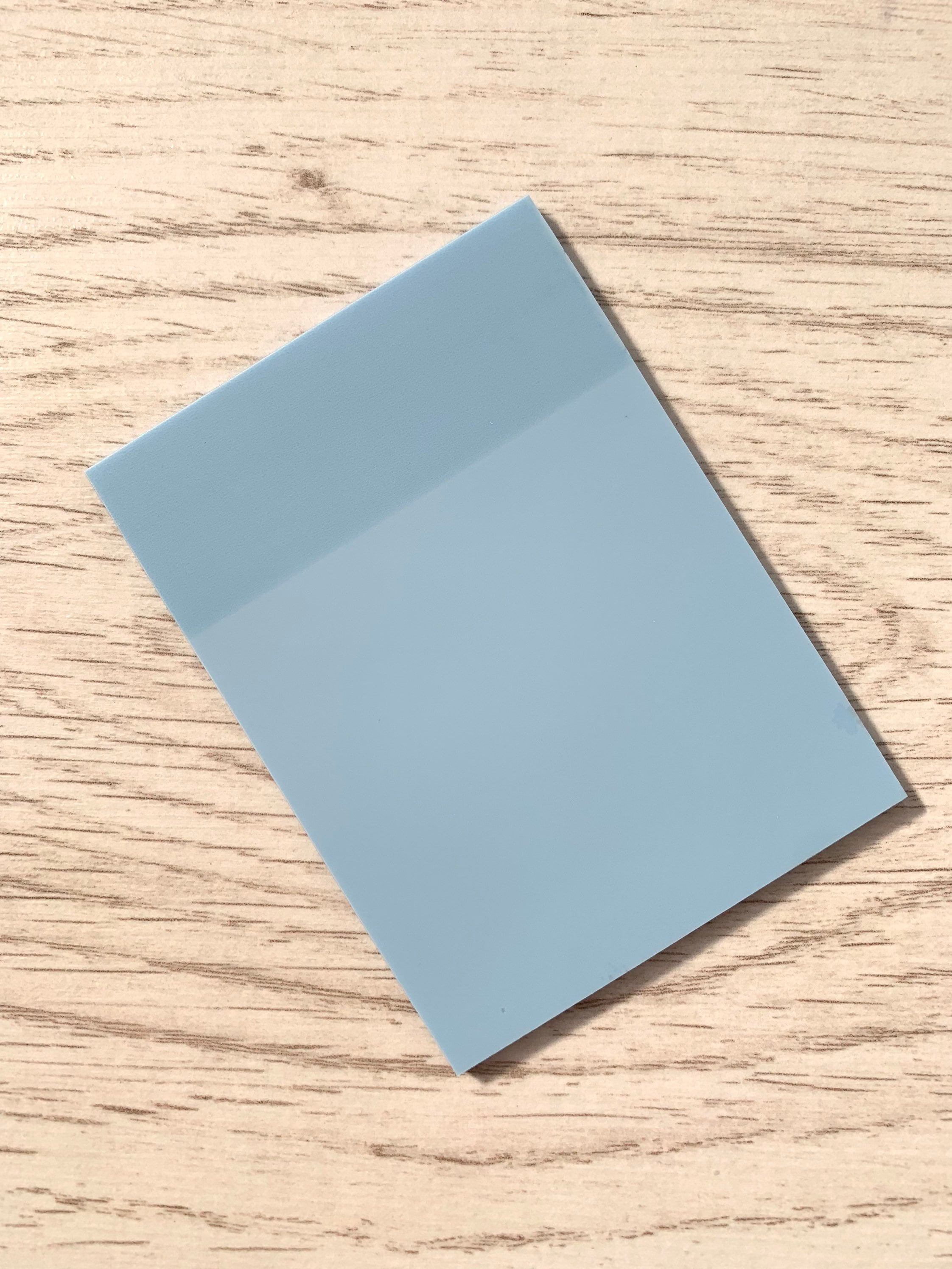 Solid Color Translucent Sticky Notes - Blue