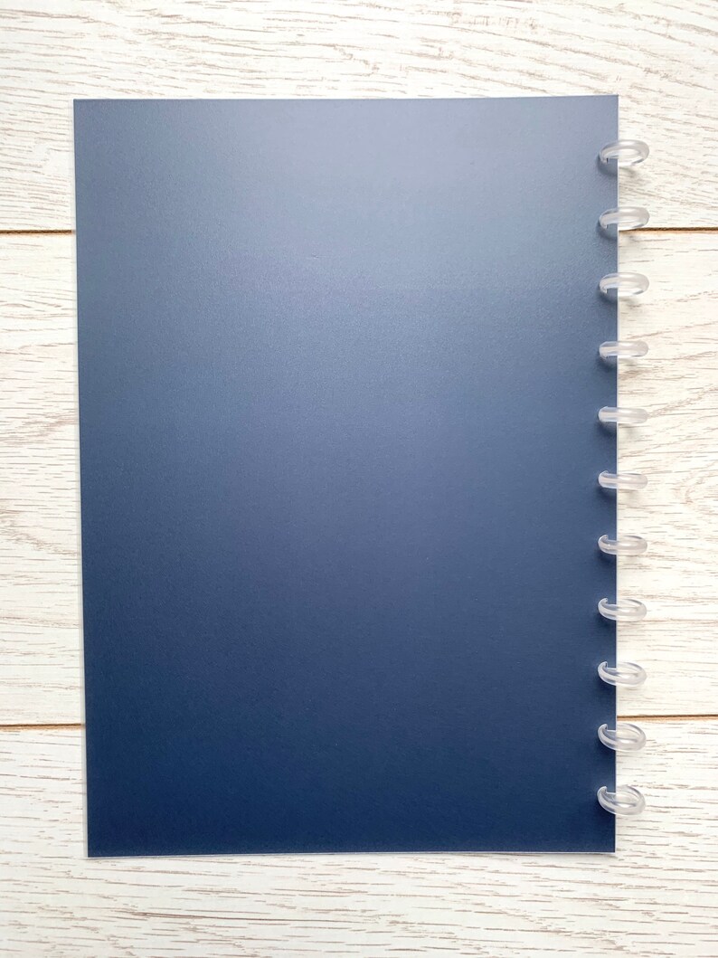 Navy Blue A4 Discbound Notebook A4 Journal 120gsm Paper Etsy
